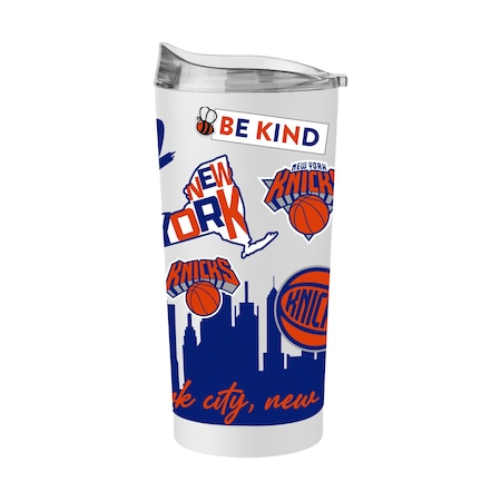 Logo Brands New York Knicks 20oz Native Powder Coat Tumbler 720-S20PT-63